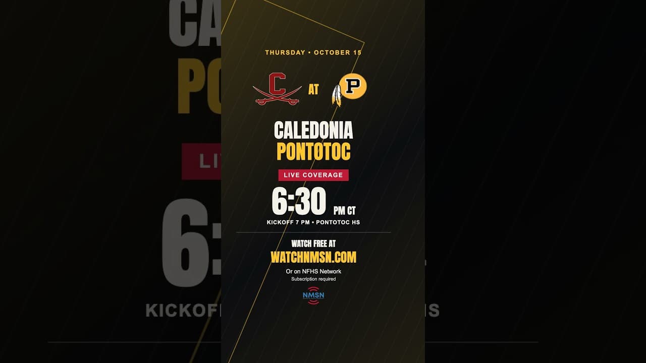 Caledonia at Pontotoc | Thursday Night. Turn It Up. | NMSN