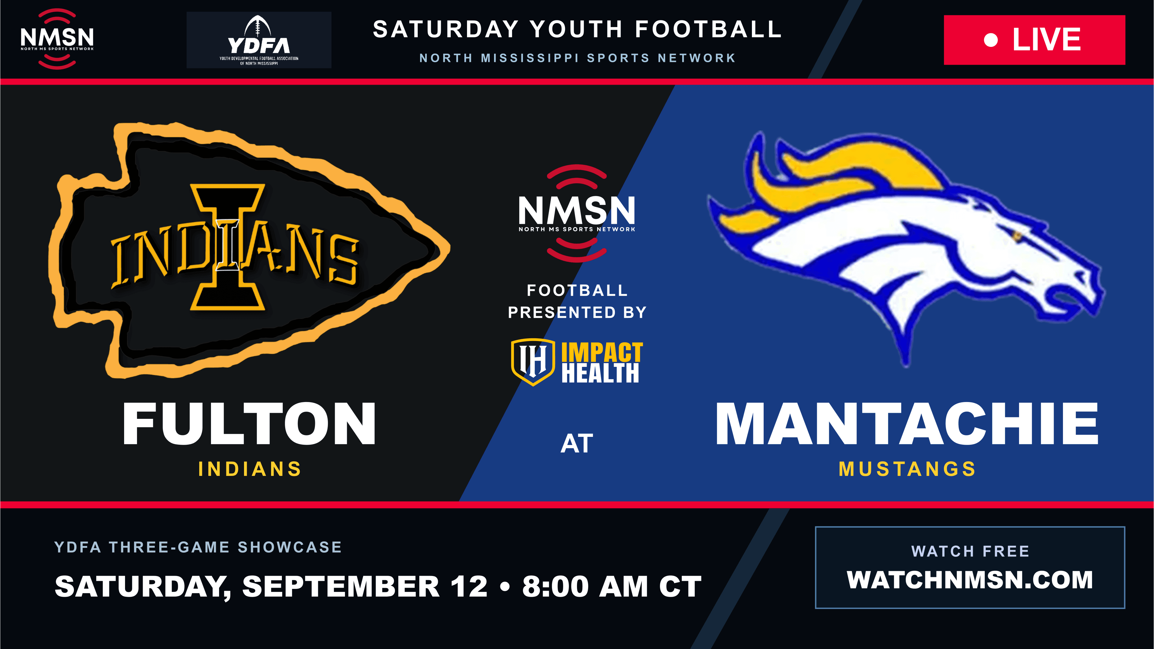 Fulton Indians at Mantachie Mustangs