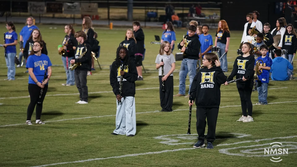 The Hatley band gathers in formation — Hamilton at Hatley, October 30, 2026. Photo: NMSN.