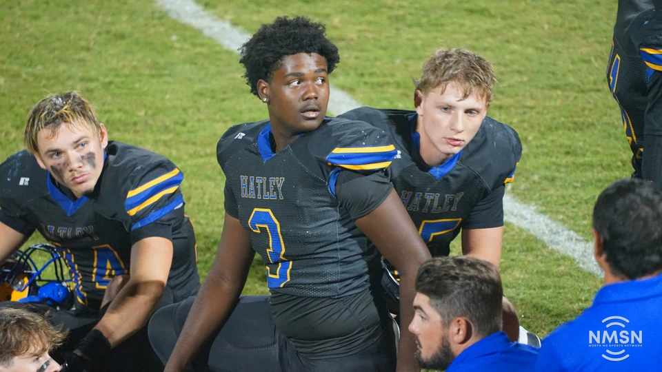 Hatley players gather with coaches — Hamilton at Hatley, October 30, 2026. Photo: NMSN.