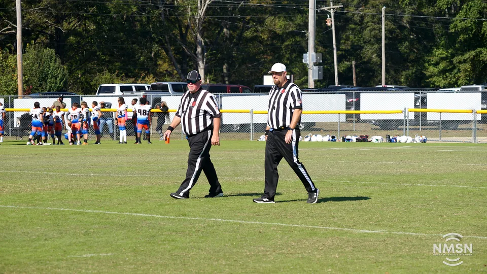 Officials at Indian Stadium in Fulton during the YDFA playoffs on October 24, 2026.