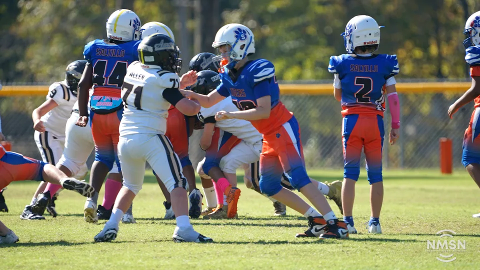 YDFA playoff photo from Saltillo vs. Amory at Indian Stadium in Fulton, Mississippi, October 24, 2026. Image DSC02040.