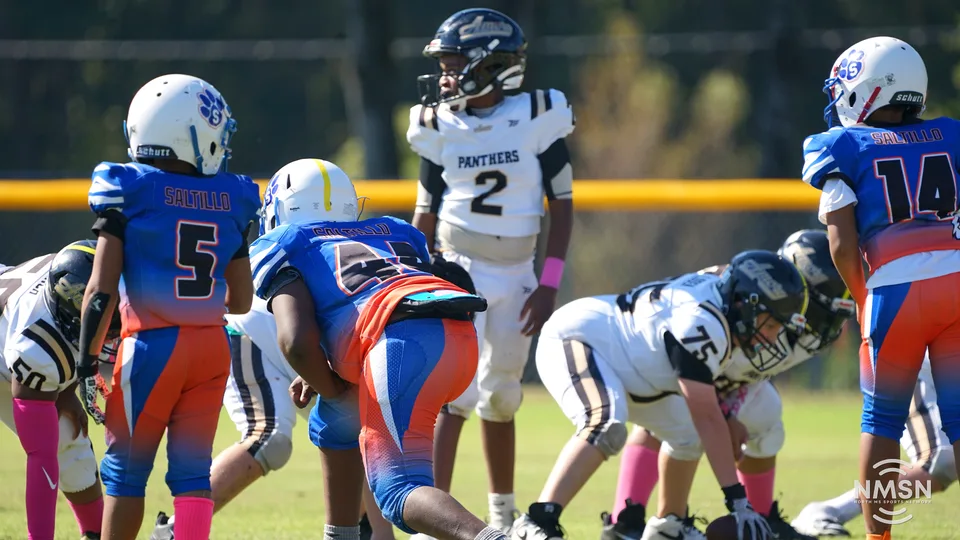 YDFA playoff photo from Saltillo vs. Amory at Indian Stadium in Fulton, Mississippi, October 24, 2026. Image DSC02079.