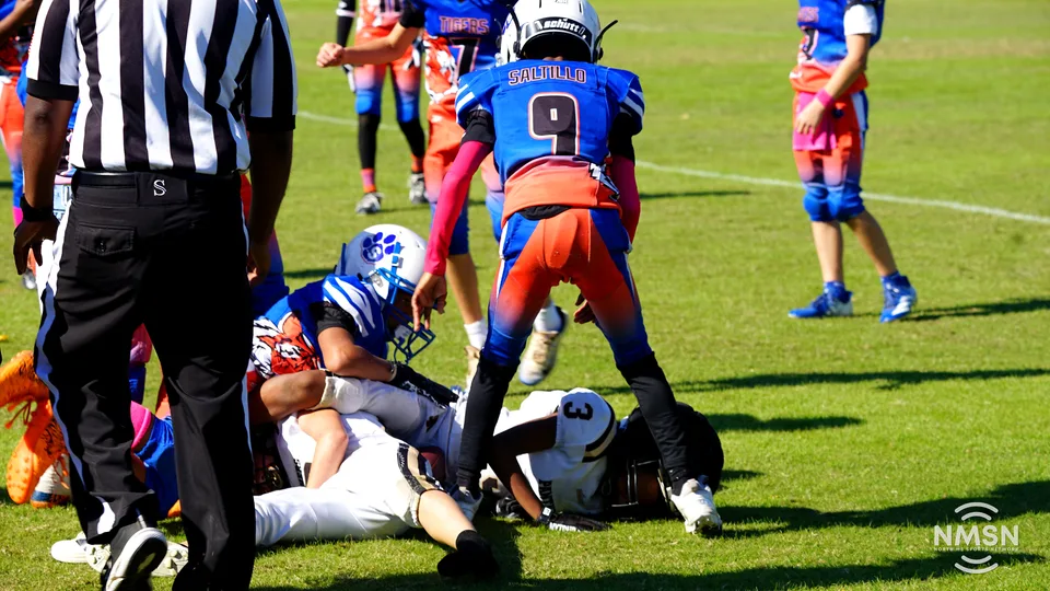 YDFA playoff photo from Saltillo vs. Amory at Indian Stadium in Fulton, Mississippi, October 24, 2026. Image DSC02125.