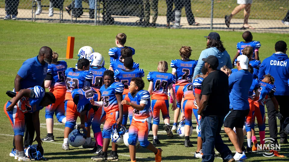 YDFA playoff photo from Saltillo vs. Amory at Indian Stadium in Fulton, Mississippi, October 24, 2026. Image DSC02136.