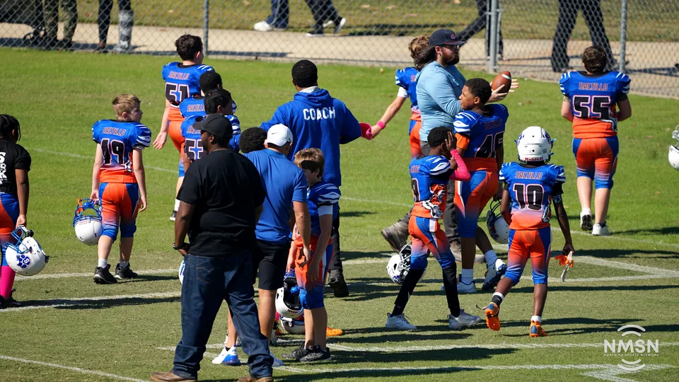YDFA playoff photo from Saltillo vs. Amory at Indian Stadium in Fulton, Mississippi, October 24, 2026. Image DSC02141.