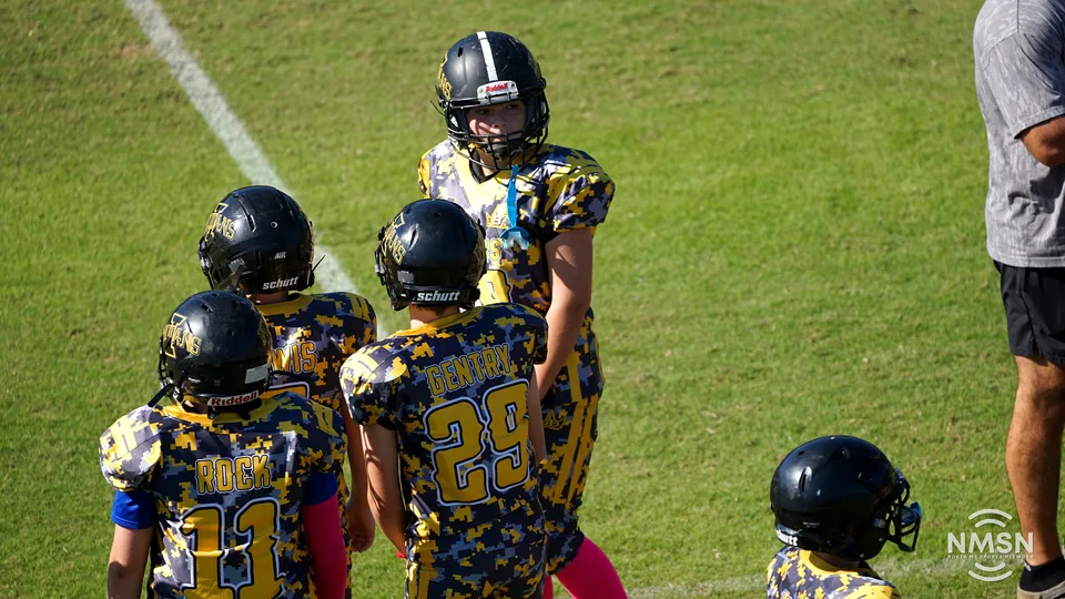 YDFA playoff photo from Saltillo vs. Fulton at Indian Stadium in Fulton, Mississippi, October 24, 2026. Image DSC02147.