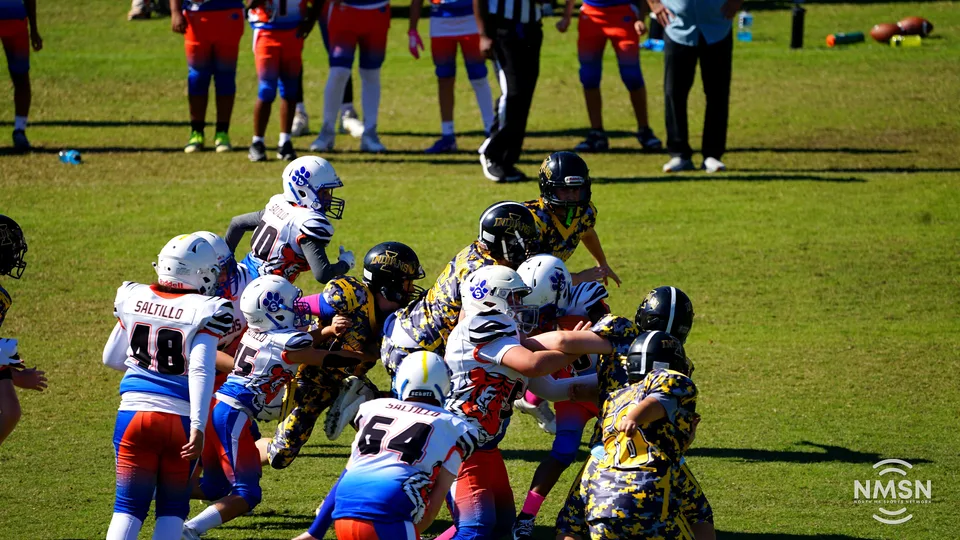 YDFA playoff photo from Saltillo vs. Fulton at Indian Stadium in Fulton, Mississippi, October 24, 2026. Image DSC02204.