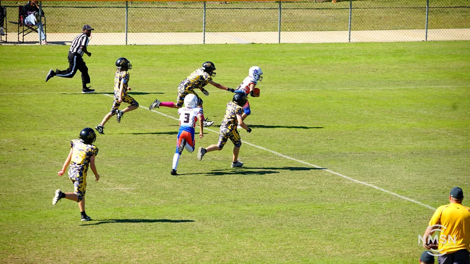 YDFA playoff photo from Saltillo vs. Fulton at Indian Stadium in Fulton, Mississippi, October 24, 2026. Image DSC02266.