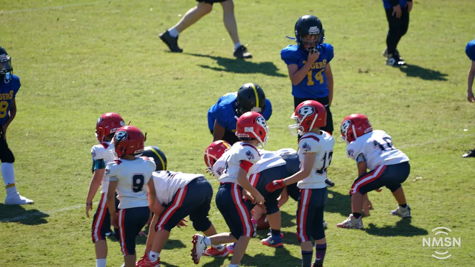YDFA playoff photo from Hatley vs. Belmont at Indian Stadium in Fulton, Mississippi, October 24, 2026. Image DSC02340.