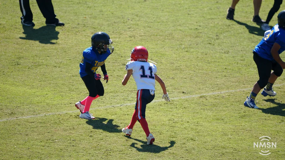 YDFA playoff photo from Hatley vs. Belmont at Indian Stadium in Fulton, Mississippi, October 24, 2026. Image DSC02344.