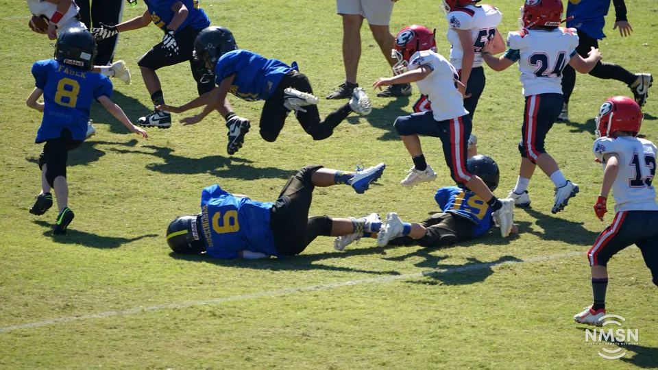 YDFA playoff photo from Hatley vs. Belmont at Indian Stadium in Fulton, Mississippi, October 24, 2026. Image DSC02352.