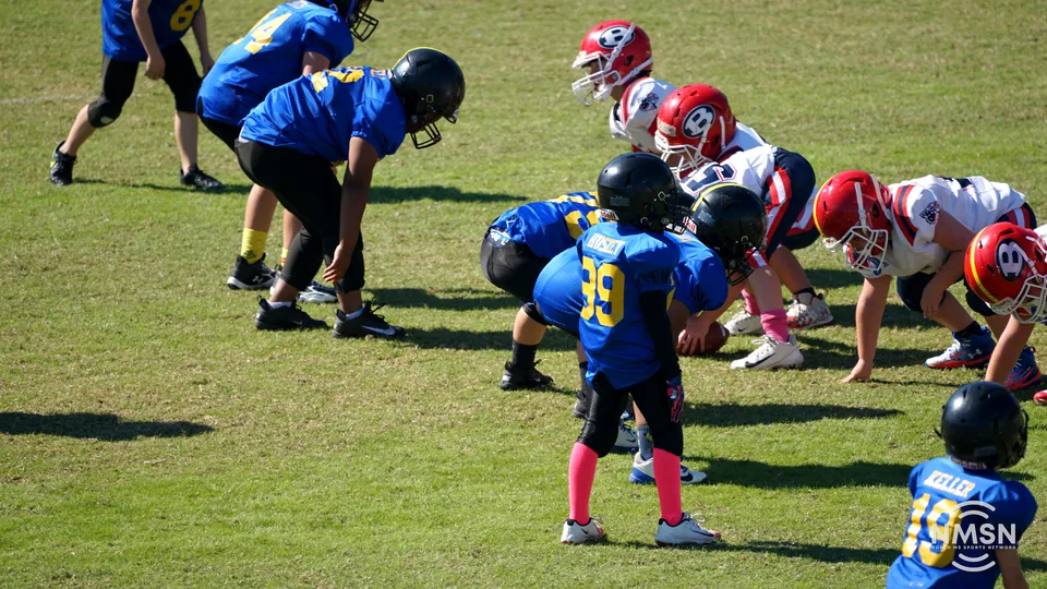 YDFA playoff photo from Hatley vs. Belmont at Indian Stadium in Fulton, Mississippi, October 24, 2026. Image DSC02384.