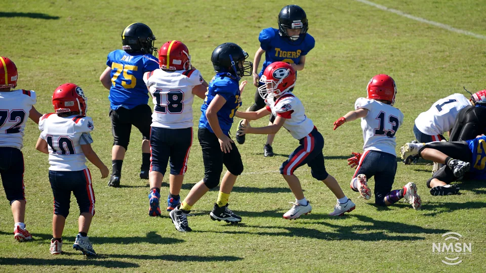 YDFA playoff photo from Hatley vs. Belmont at Indian Stadium in Fulton, Mississippi, October 24, 2026. Image DSC02390.