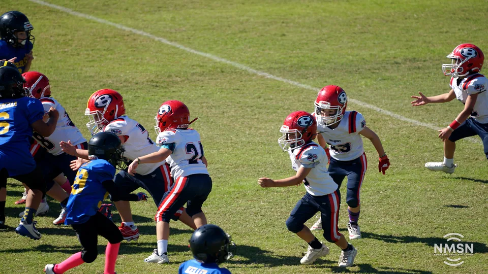YDFA playoff photo from Hatley vs. Belmont at Indian Stadium in Fulton, Mississippi, October 24, 2026. Image DSC02412.