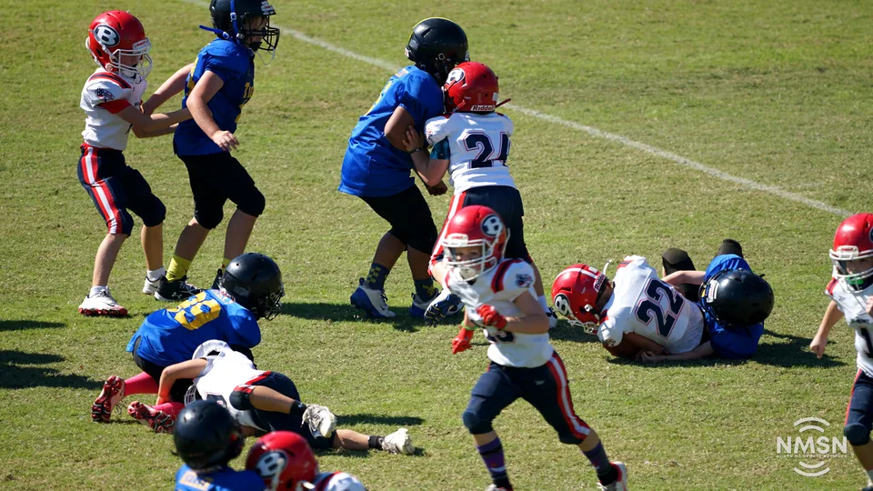 YDFA playoff photo from Hatley vs. Belmont at Indian Stadium in Fulton, Mississippi, October 24, 2026. Image DSC02416.