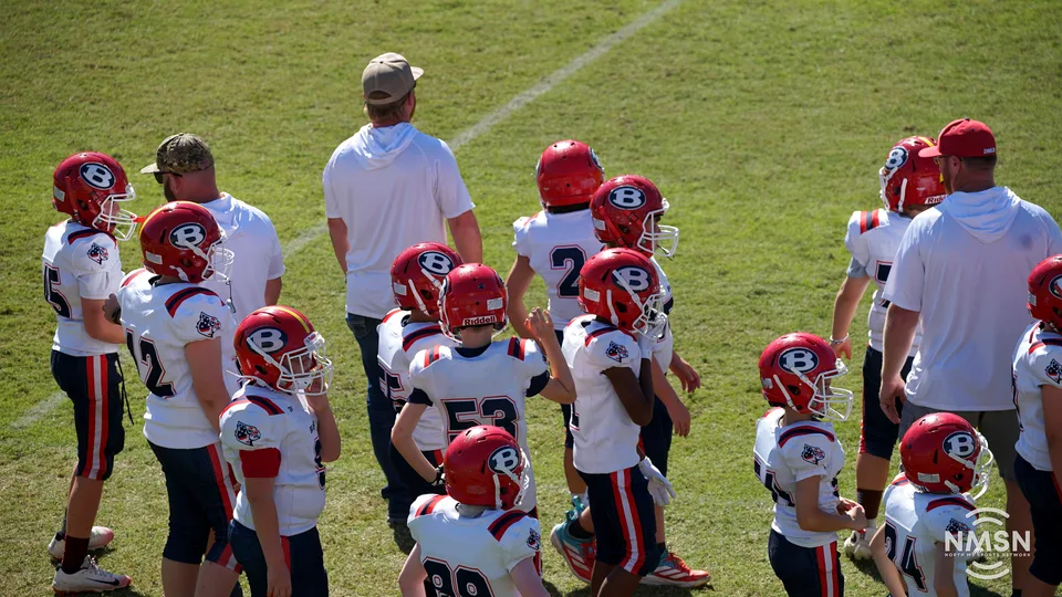 YDFA playoff photo from Hatley vs. Belmont at Indian Stadium in Fulton, Mississippi, October 24, 2026. Image DSC02446.