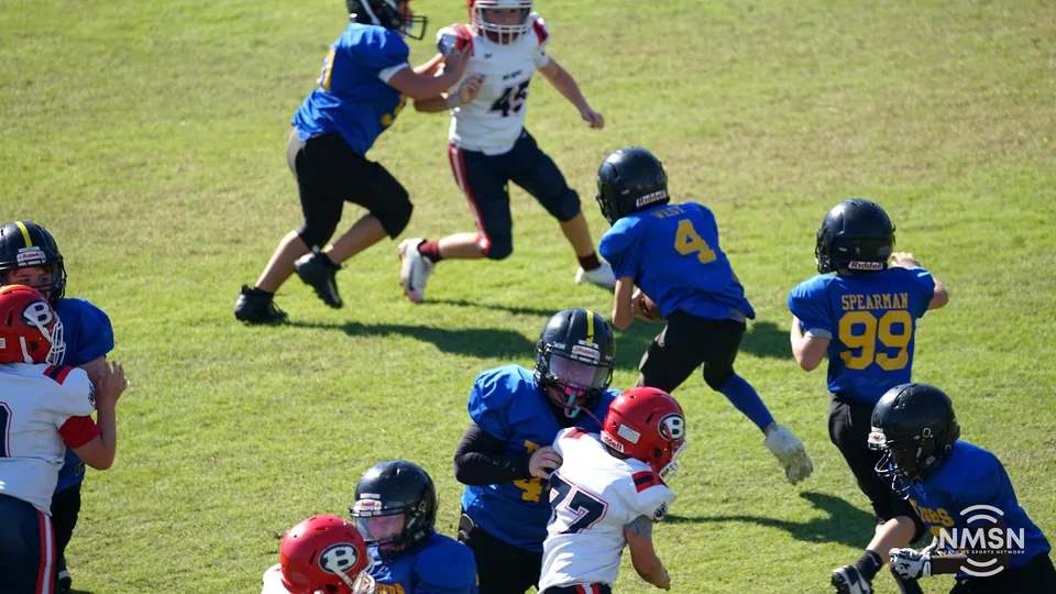 YDFA playoff photo from Hatley vs. Belmont at Indian Stadium in Fulton, Mississippi, October 24, 2026. Image DSC02512.