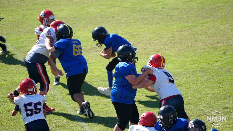 YDFA playoff photo from Hatley vs. Belmont at Indian Stadium in Fulton, Mississippi, October 24, 2026. Image DSC02516.