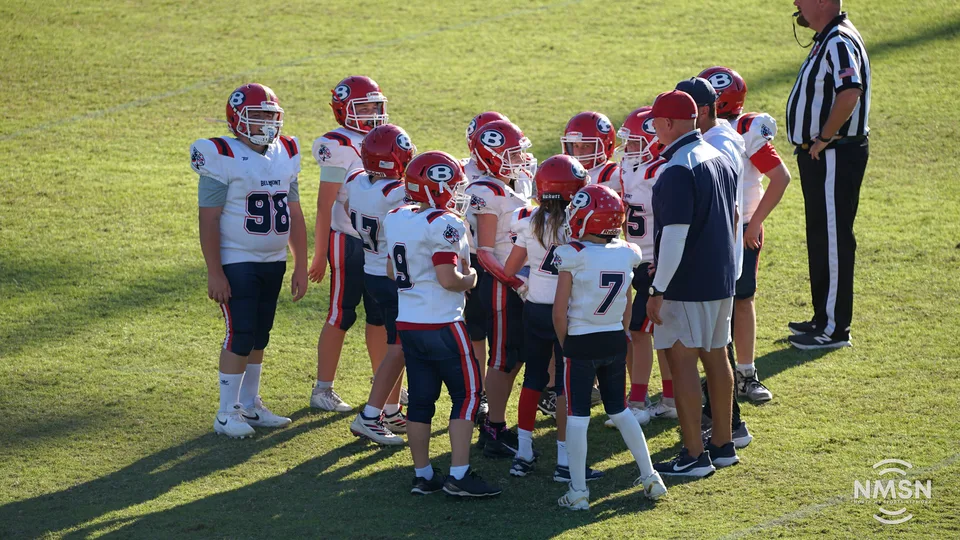 YDFA playoff photo from Hatley vs. Belmont at Indian Stadium in Fulton, Mississippi, October 24, 2026. Image DSC02640.